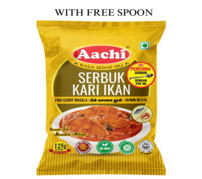 AACHI FISH CURRY MASALA 125GM (1X80)